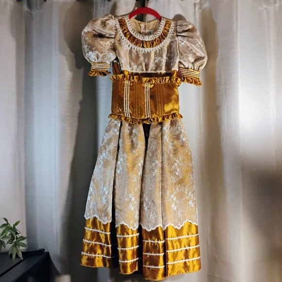 Taffatu Organza Girls Dress